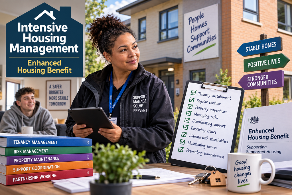 A list of typically HB eligible intensive housing management and maintenance tasks 